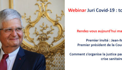 Lancement Du Webinar Juri Covid-19 Mardi 31 Mars 18h : Premier Invité Jean-Michel Hayat